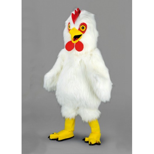 Mascotte Poule blanche