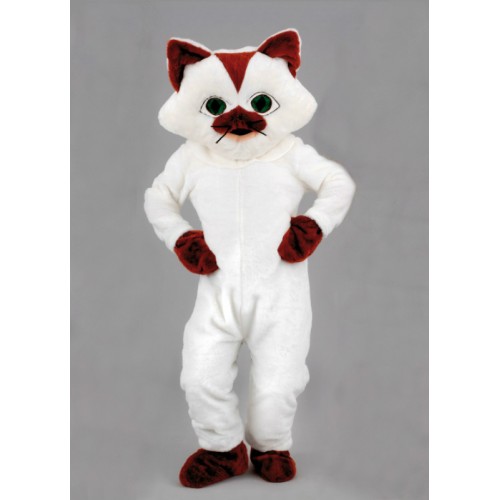 Mascotte Chat premier prix blanc