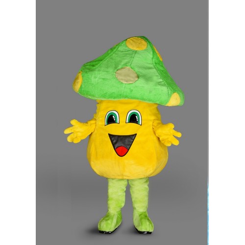 Mascotte Champignon vert