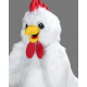 Mascotte Poule blanche