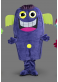 Mascotte Extraterrestre violet 