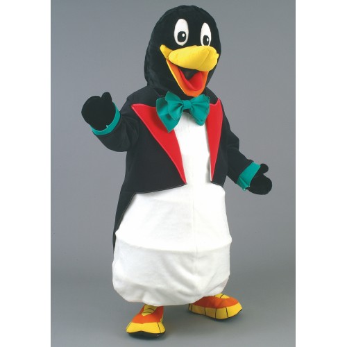 Mascotte Pingouin queue-de-pie