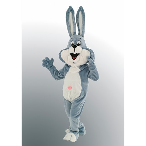 Mascotte Lapin gris