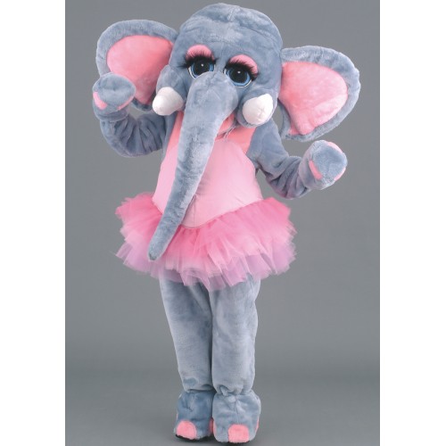 Mascotte Eléphant danseuse