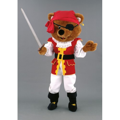 Mascotte Ours pirate
