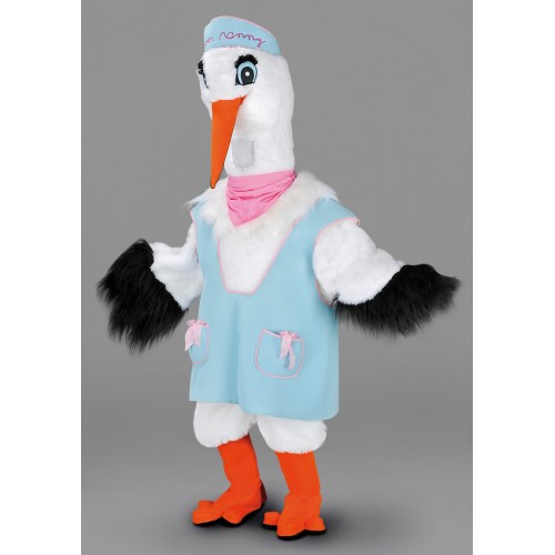 Mascotte Cigogne nourrice