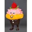 Mascotte Cupcake vanille