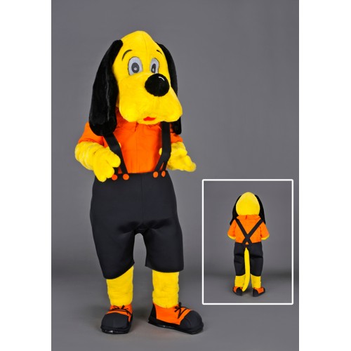 Mascotte Chien jaune