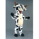 Mascotte Vache blanche et noire