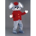 Mascotte Souris au gilet rouge