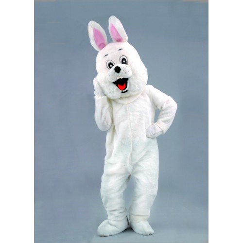 Mascotte Lapin premier prix blanc